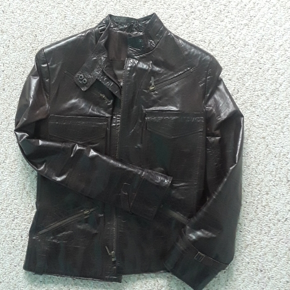 Leather Jacket/ real leather - Picture 4 of 8